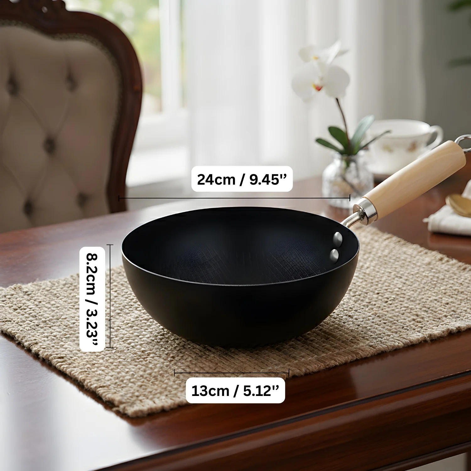 Alten - Signature Non-Stick Iron Pan Versatile Mini Frying Pan, Saucepan, and Wok - Image 14