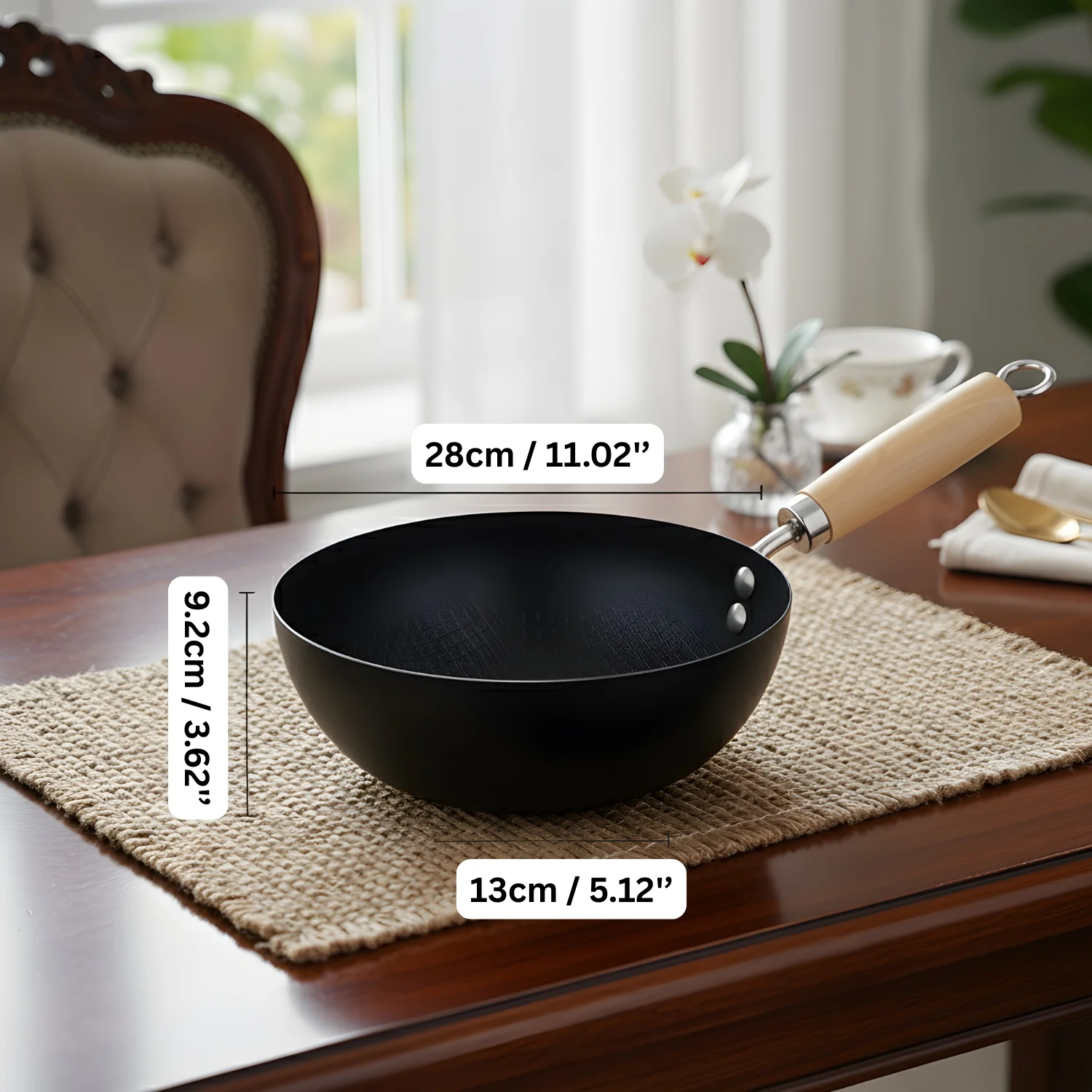 Alten - Signature Non-Stick Iron Pan Versatile Mini Frying Pan, Saucepan, and Wok - Image 16