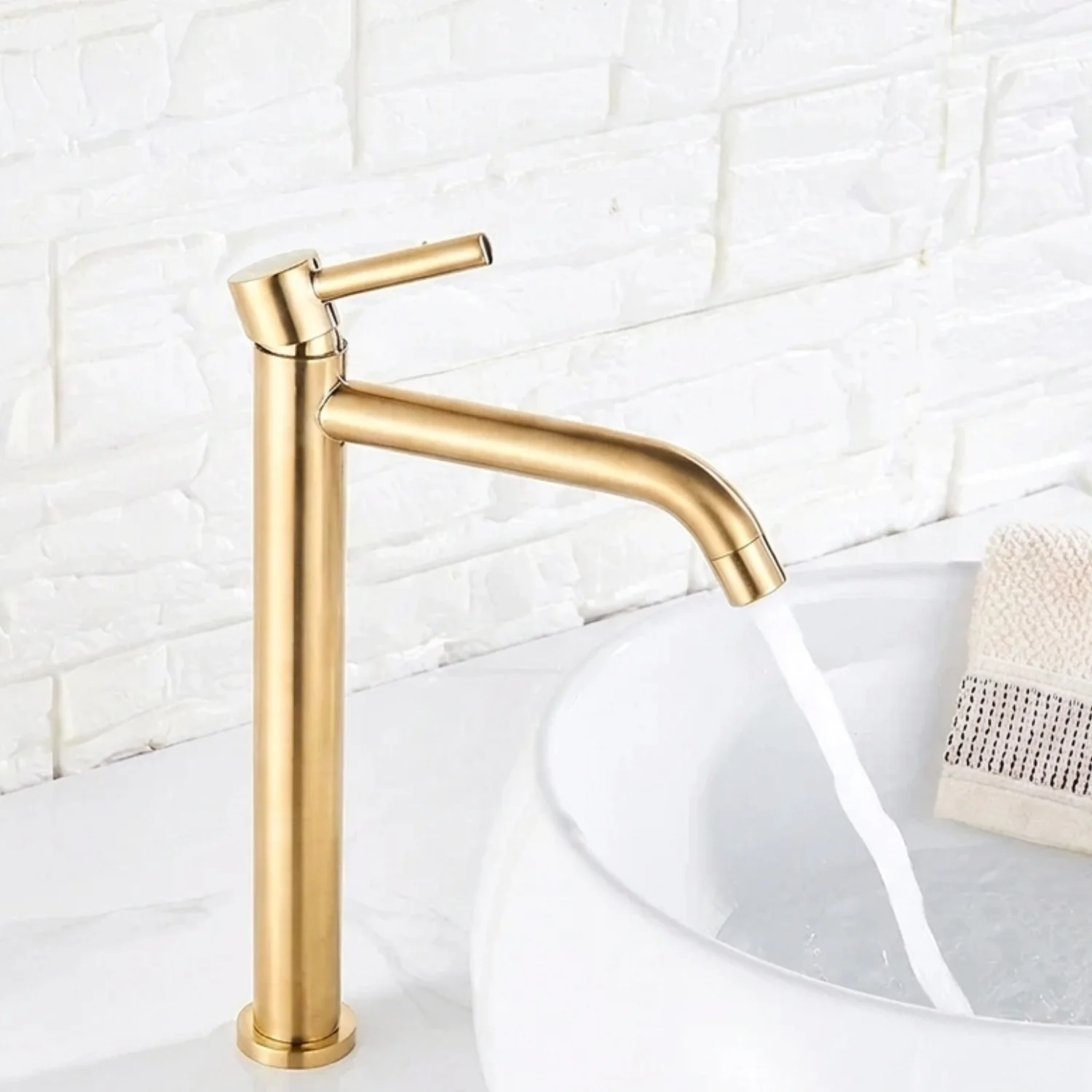 Elvheim - Bathroom Basin Faucet Single Handle Hot and Cold Mixer Tap - Image 17
