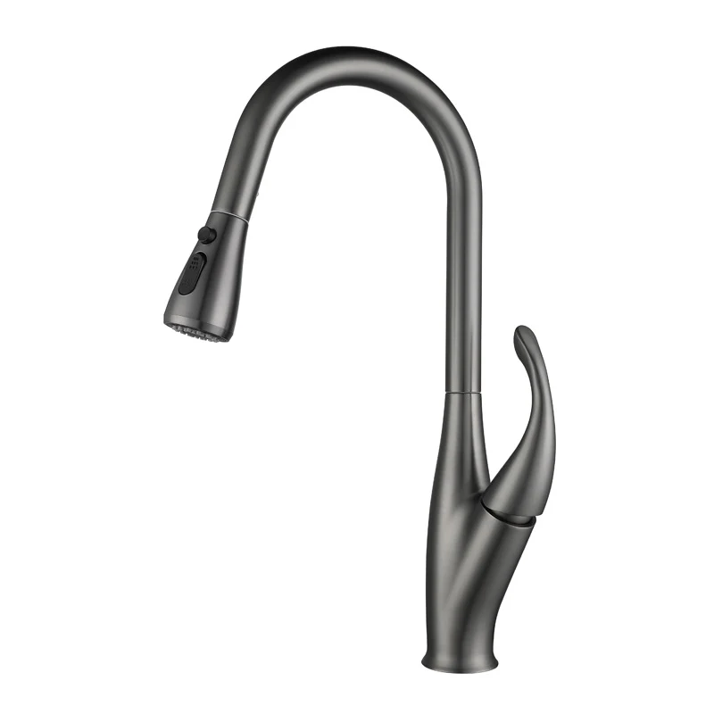 Halden - Deck Mounted Victorian Style Kitchen Faucet with Pull-Out Spout - Image 13