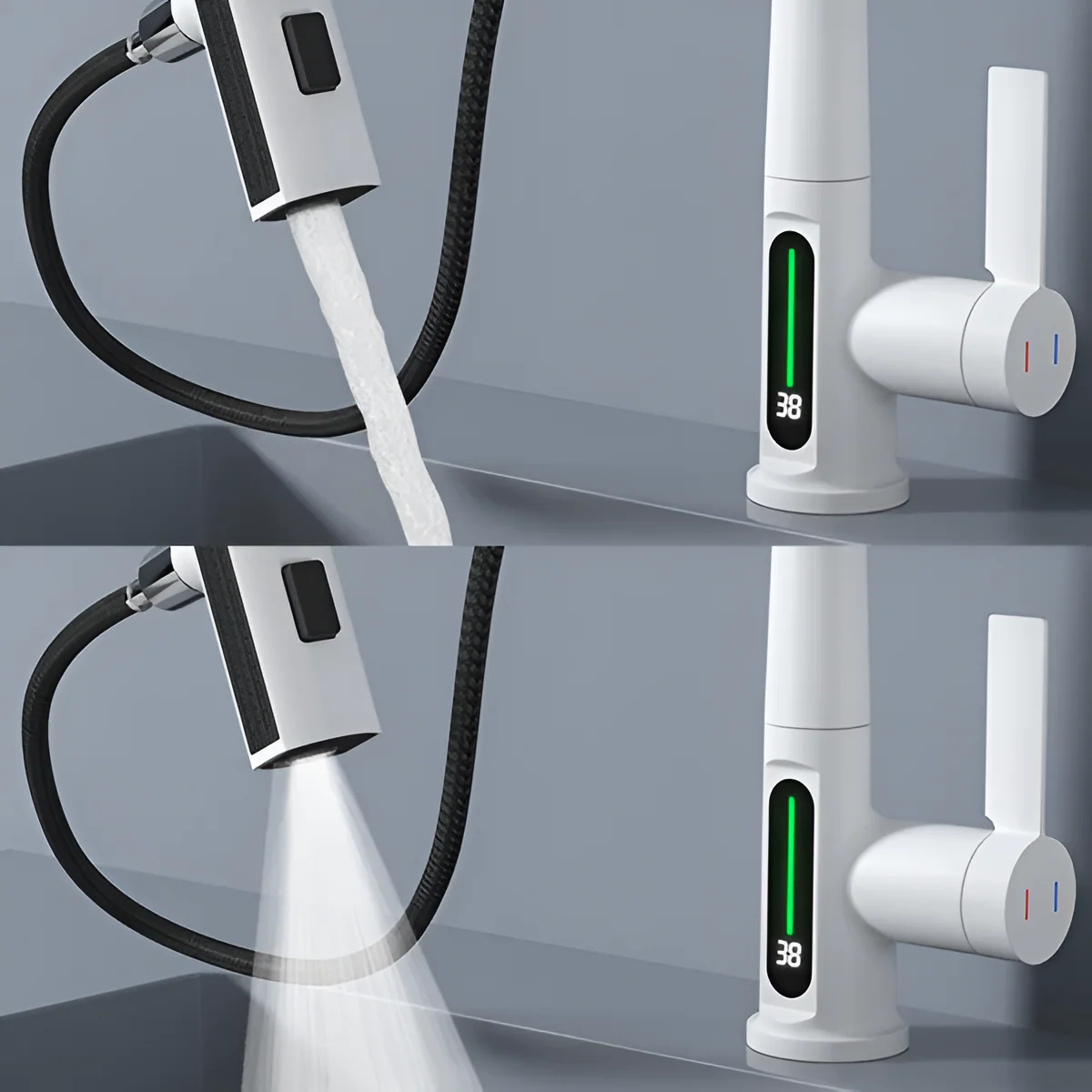 Helsingborg - Smart Modern Waterfall Bathroom Faucet - Image 4