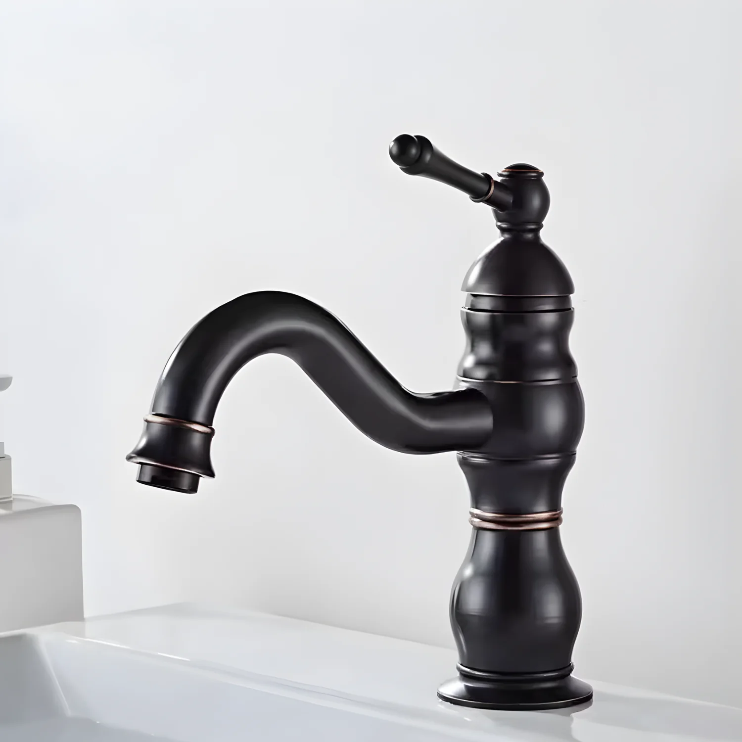 Kiruna - Antique 360° Swivel Vessel Sink Faucet - Image 13