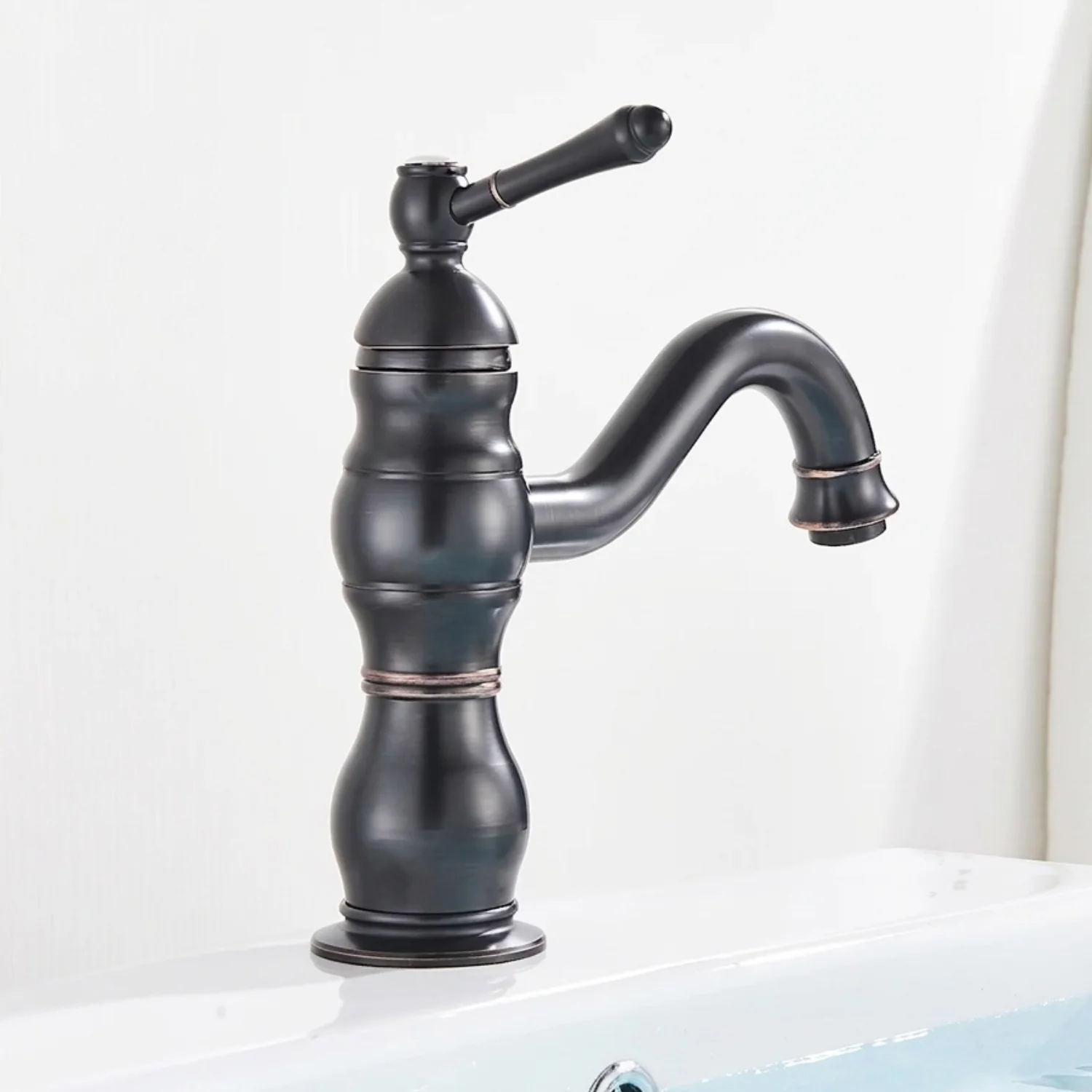 Kiruna - Antique 360° Swivel Vessel Sink Faucet - Image 14