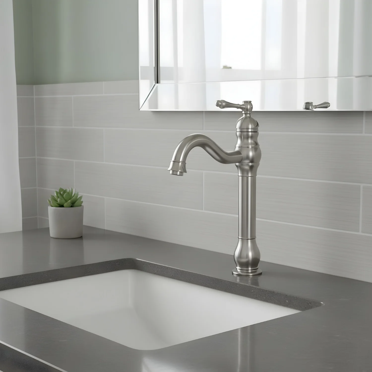 Kiruna - Antique 360° Swivel Vessel Sink Faucet - Image 33