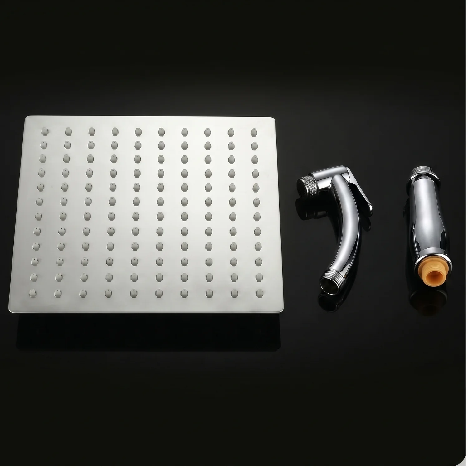 Lulea - Ultra-Thin Stainless Steel Rainfall Shower Head with 360° Swivel & Anti-Clog Nozzles - Image 10