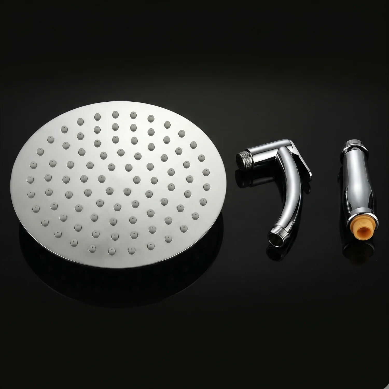 Lulea - Ultra-Thin Stainless Steel Rainfall Shower Head with 360° Swivel & Anti-Clog Nozzles - Image 11