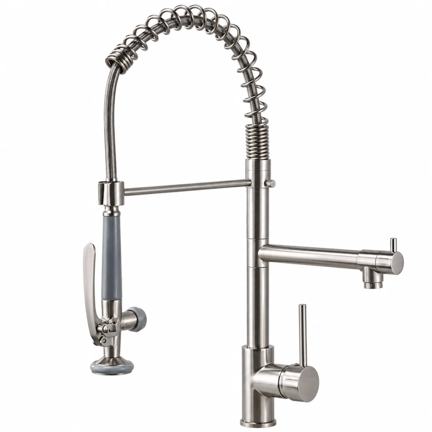 Tyresta - Modern Pull-Out Kitchen Faucet – Single Handle Solid Brass Mixer Tap - Image 13