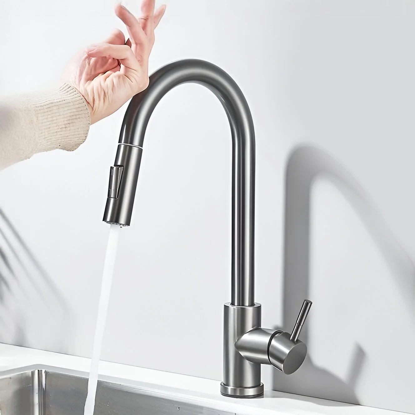 Falkenberg - Touch Kitchen Faucet with Pull-Down Sprayer - Image 7